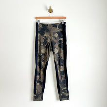 Load image into Gallery viewer, Athleta Essex Camo Hybrid Tights in Arbor Olive S $98