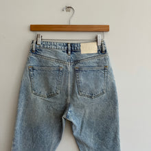 Load image into Gallery viewer, Grlfrnd Helena High Rise Button-Fly Denim Straight Leg Jeans Blue 25
