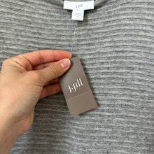 Load image into Gallery viewer, J. Jill Ribbed Knit Round Neck Long Sleeve Sweater Dress Gray Heather M NWT