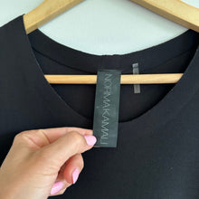 Load image into Gallery viewer, Norma Kamali Sleeveless Swing Crew Neck A-Line Dress Black L