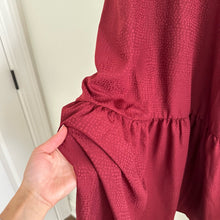 Load image into Gallery viewer, The Nines by Hatch Sleeveless Tiered Slip Maternity Dress Red XS