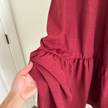 Load image into Gallery viewer, The Nines by Hatch Sleeveless Tiered Slip Maternity Dress Red XS