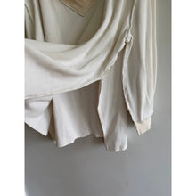 Load image into Gallery viewer, We The Free Ricky Thermal V-Neck Ribbed Knit Long Sleeve T-Shirt White M