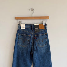 Load image into Gallery viewer, Levi's Ribcage Straight Ankle Denim High Rise Jeans Blue 23 NWT