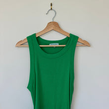 Load image into Gallery viewer, Michael Stars Wren Ribbed Midi Dress Field Green M