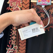 Load image into Gallery viewer, Johnny Was Elim Velvet Draped Embroidered Kimono Cardigan S NWT