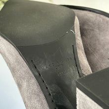 Load image into Gallery viewer, Marc Fisher Jayla Block Heel Suede Pointed-Toe Bootie Gray 8.5