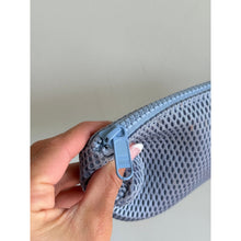 Load image into Gallery viewer, Dagne Dover Mesh Zip Closure Travel Organizer Cosmetic Pouch Blue