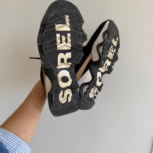 Load image into Gallery viewer, Sorel Kinetic Impact Caribou Waterproof Lace Up Ankle Boots Black 9