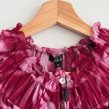 Load image into Gallery viewer, Rails Terrin Ruffled Neckline Smocked Waistband Mini Dress Bahia XS NWT