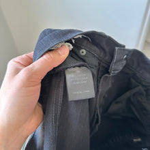 Load image into Gallery viewer, JOHNNY WAS Cropped Baby Boot Embroidered Stripe Raw Hem Jeans Black 29