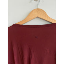 Load image into Gallery viewer, Lululemon Back In Action Long Sleeve Nulu Boat Neck Activewear Tee Red Merlot 4
