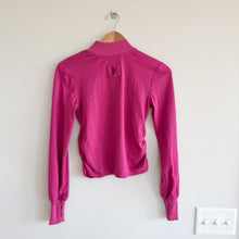 Load image into Gallery viewer, Free People Think Fast Layer Long Sleeve Mock Neck Activewear Top Pink S