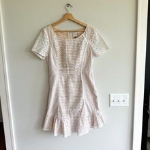 Load image into Gallery viewer, Anthropologie HD in Paris Georgia Eyelet Short Sleeve Flounce Hem Dress 10 NWT