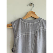 Load image into Gallery viewer, Lululemon Broken Beats Crew Neck Cropped Tank Top Washed Glacier Grey