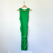 Load image into Gallery viewer, Michael Stars Wren Ribbed Midi Dress Field Green M