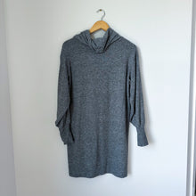 Load image into Gallery viewer, Anthropologie Maeve Cowl Neck Knit Long Pullover Sweater Top Heather Grey