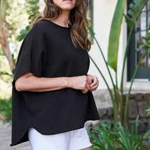 Load image into Gallery viewer, Frank & Eileen Olive Original Caplet Pullover Black One Size