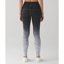 Load image into Gallery viewer, Lululemon Wunder Under Hi-Rise Tight *Ombre Melange 31" Leggings Black White 10