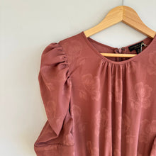 Load image into Gallery viewer, Current Air x Anthropologie Castille Wide Leg Jacquard Floral Jumpsuit Pink XS