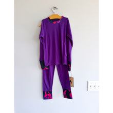Load image into Gallery viewer, Burton Merino Wool Long Sleeve Crew Neck Base Layer Set Purple 5 NWT