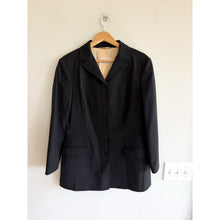 Load image into Gallery viewer, Vintage Dolce & Gabbana Single Breasted Wool Blend Tailored Blazer Black 46