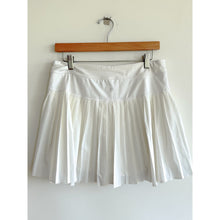 Load image into Gallery viewer, Athleta Advantage Backspin Pleated Mini Activewear Tennis Skort White M