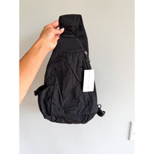 Load image into Gallery viewer, Athleta Crest Lightweight Travel Sporty Sling Bag Black One Size NEW