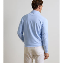 Load image into Gallery viewer, Peter Millar Crown Sport Perth Sugar Stripe Performance 1/4 Zip Sweatshirt Blue