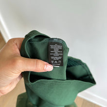 Load image into Gallery viewer, Anthropologie Sunday in Brooklyn One Ruffle Off Shoulder Crop Top Green M
