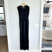 Load image into Gallery viewer, Derek Lam 10 Crosby Pleated V-Neck Sleeveless Jumpsuit Black 2
