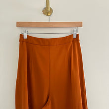 Load image into Gallery viewer, Hello Molly So Automatic High Rise Wide Leg Casual Pants Rust Brown S