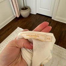 Load image into Gallery viewer, Verandah Chhatri Print Tiered Sleeveless Plunge Neck Maxi Dress White XS