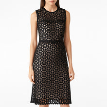 Load image into Gallery viewer, Elie Tahari Ophelia Lace Fit & Flare Sleeveless Dress Black 10 NWT