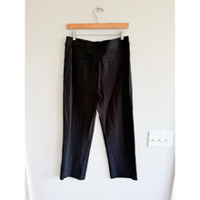 Load image into Gallery viewer, Z Supply Pull On High Rise Stretch Straight Leg Cropped Pants Black L