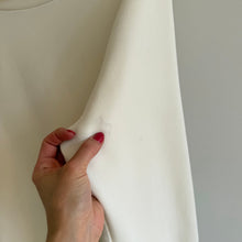Load image into Gallery viewer, Varley Arcola Mock Neck Pullover Oversized Cinched Waist Sweatshirt Cream M