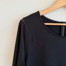 Load image into Gallery viewer, Athleta Industry Weekend Merino Wool Blend Long Sleeve Dress Black L