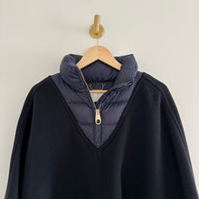 Load image into Gallery viewer, Chloé Quilted Shell-Paneled Wool-Blend Poncho Coat