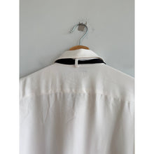 Load image into Gallery viewer, Lauren Ralph Lauren Georgette Tie Neck Casual Mini Shirt Dress White 8