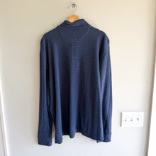 Load image into Gallery viewer, Vineyard Vines Saltwater Quarter Zip Mock Neck Pullover Sweater Blue XXL