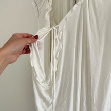 Load image into Gallery viewer, Donna Karan Ultra Matte Jersey Open Side Blouse White S