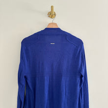 Load image into Gallery viewer, Lululemon Express Yourself Wrap Cashmere Blend Cardigan Sweater Blue 4