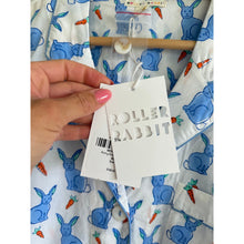 Load image into Gallery viewer, Roller Rabbit Romy The Rabbit Livy Pajama Shorts Set Blue L NWT