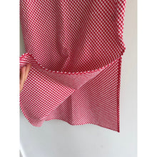 Load image into Gallery viewer, Wild Fable Gingham Pattern Side Slit Midi Skirt Red White M