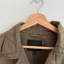 Load image into Gallery viewer, Sanctuary Lieutenant Cropped Cotton Military Utility Jacket Green S