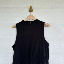 Load image into Gallery viewer, Puma Newport Drawstring Waist Sleeveless V-Neck Golf Mini Dress Black XL