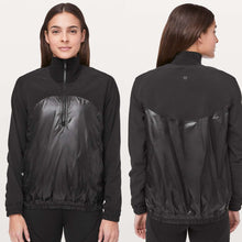 Load image into Gallery viewer, Lululemon All Roads 1/2 Zip Pullover Jacket Black