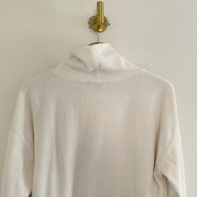 Load image into Gallery viewer, Sanctuary Kyla Mock Neck Fleece Pullover Sweater Ivory S