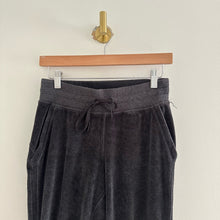 Load image into Gallery viewer, Lululemon Warm Down Jogger *Velour in Heathered Black 4