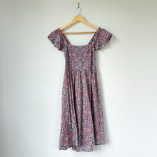 Load image into Gallery viewer, Banana Republic Tie-Back Midi Dress Blue Ash SP